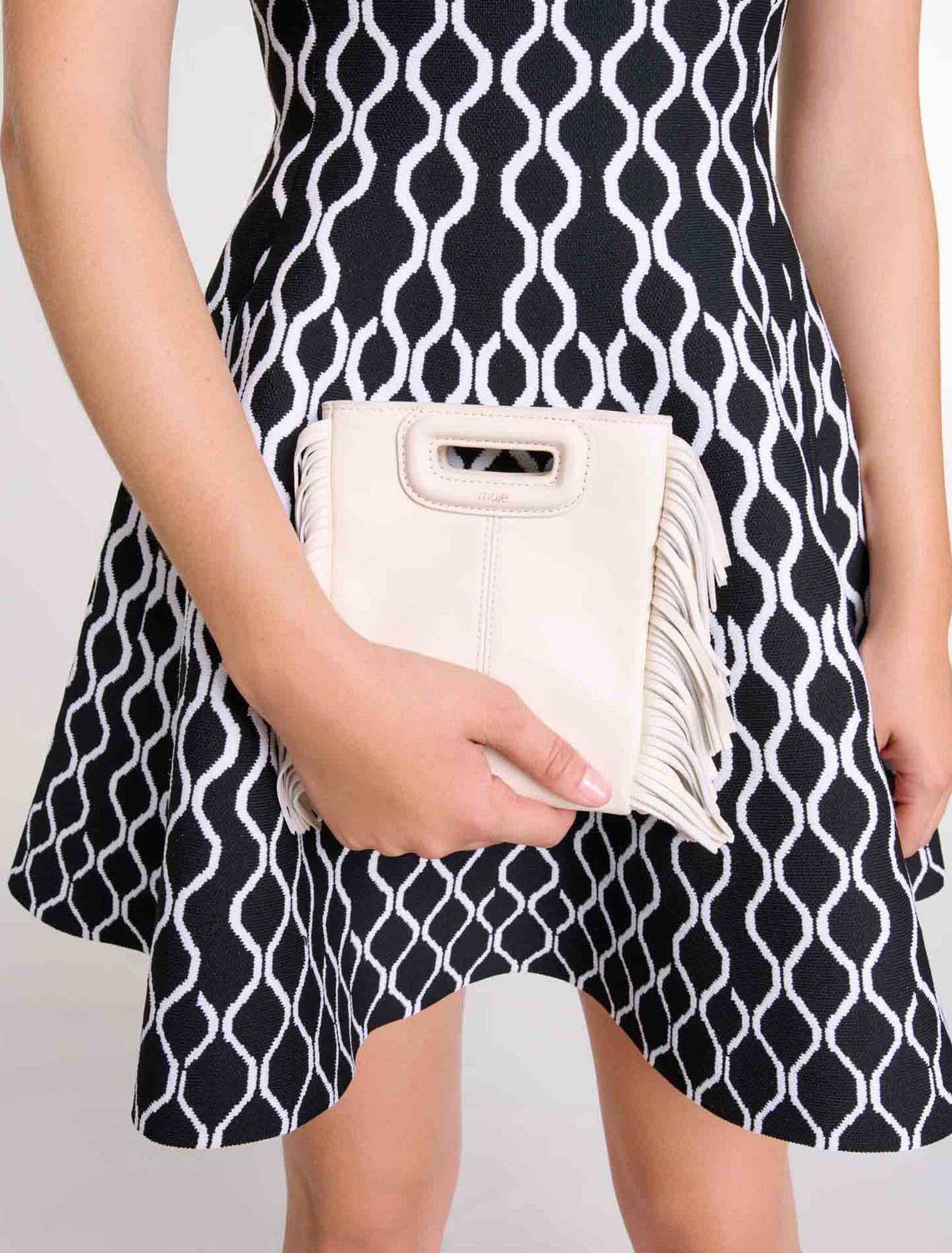 Sac M mini en cuir lisse