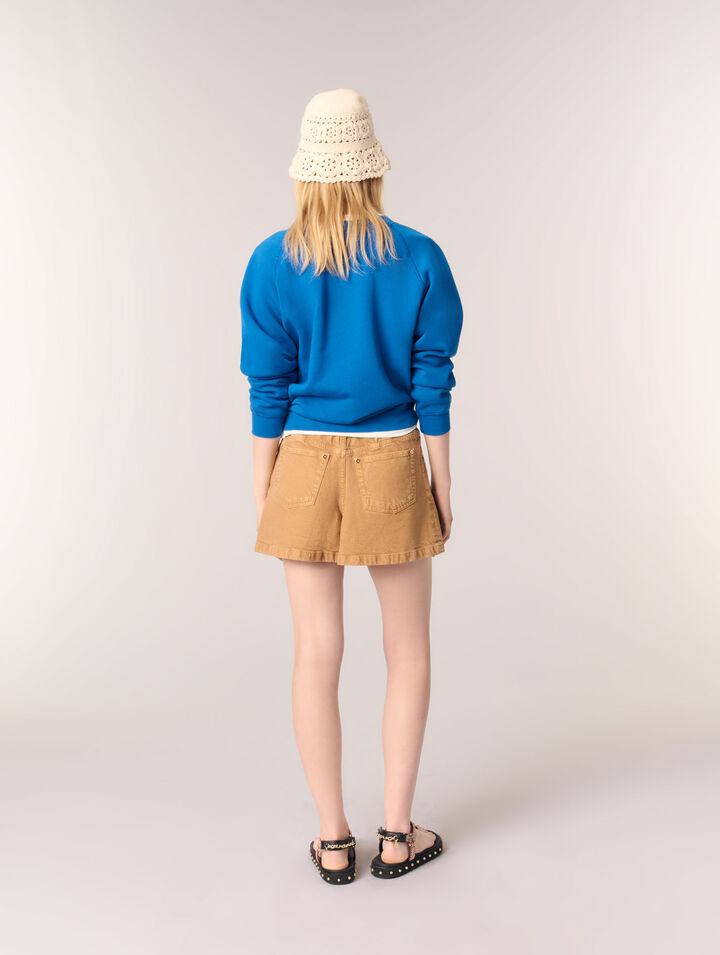 Short en denim