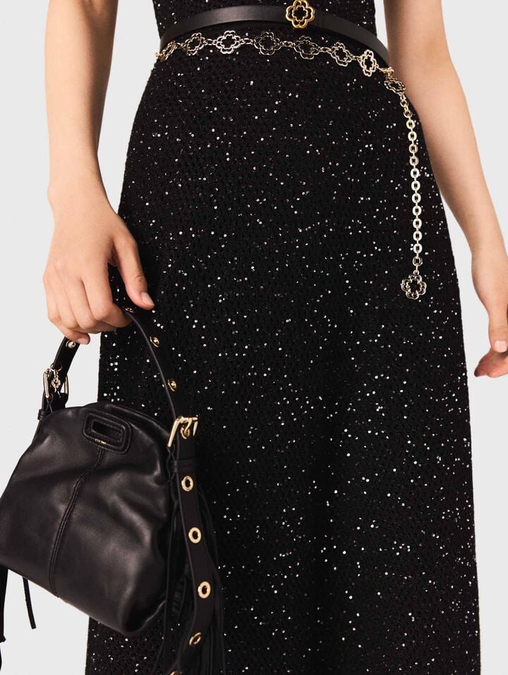 Sac Miss M micro en cuir lisse