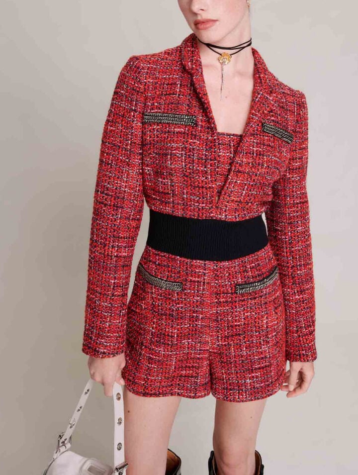 Tweed mono short