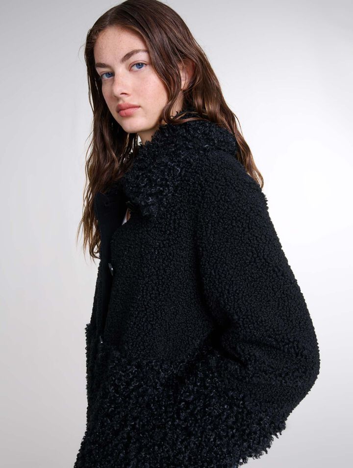 Veste en bouclette