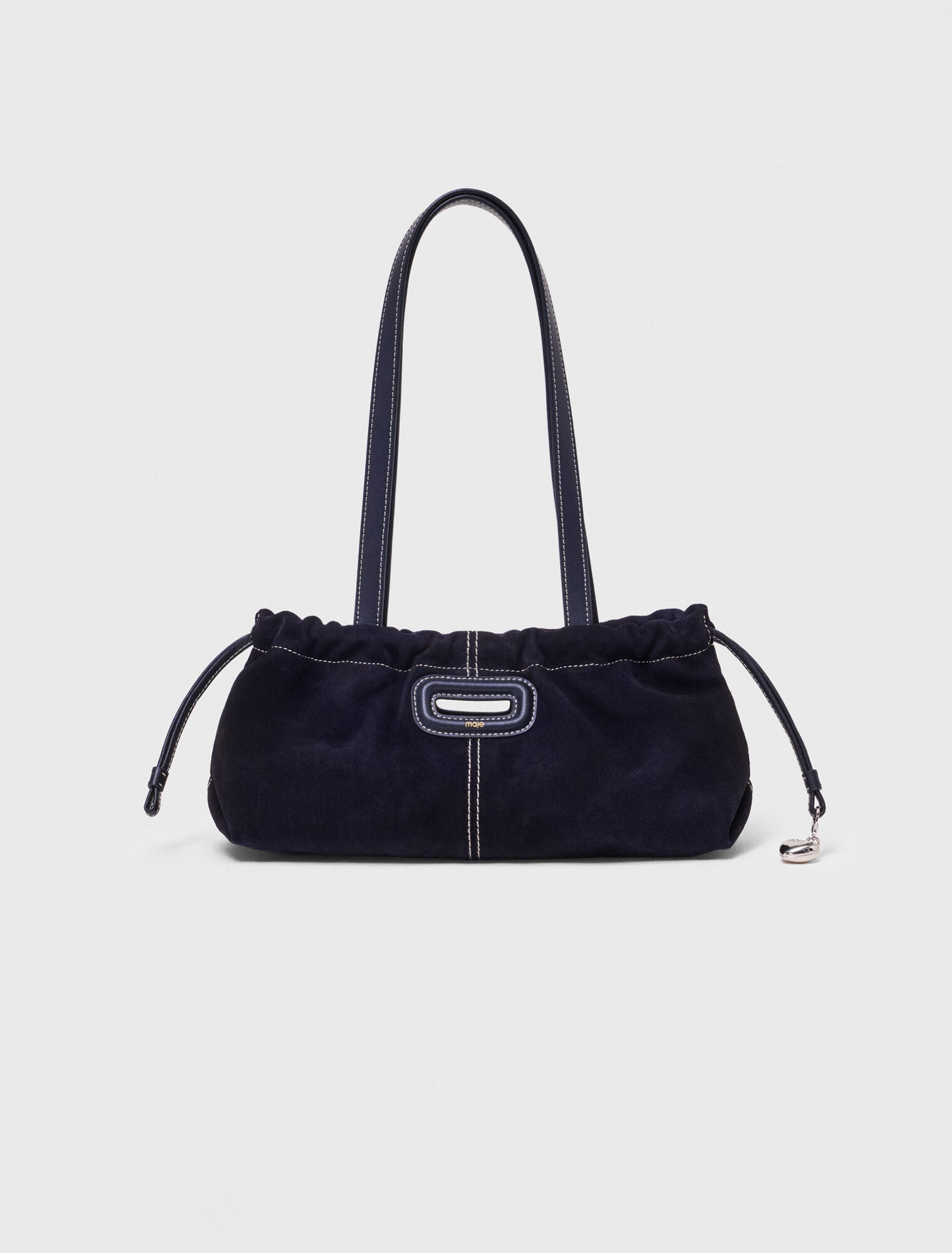 Topstitched suede Milpli Gazette