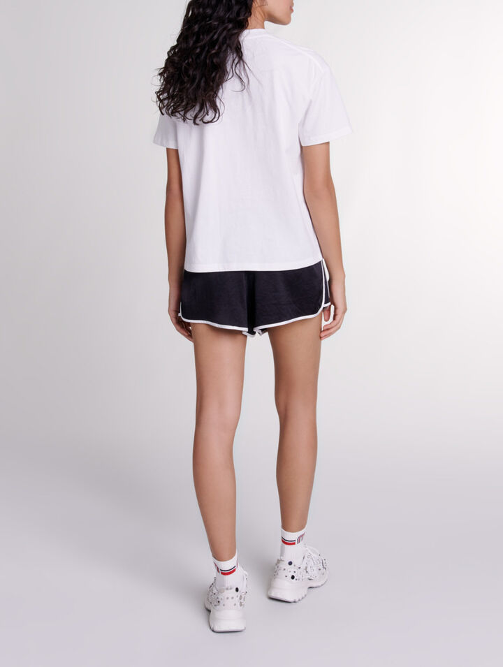 Tee-shirt &agrave; strass