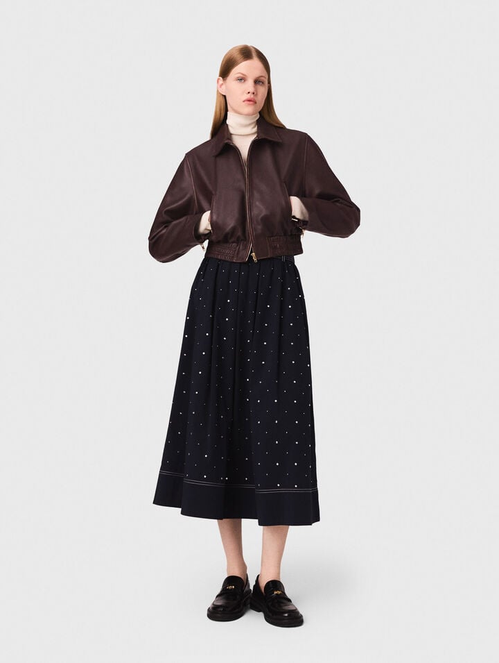 Blouson en cuir vintage