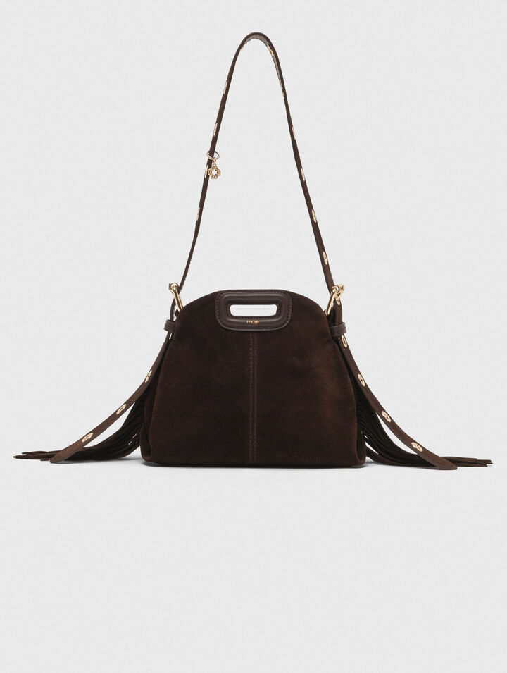 Sac Miss M mini en cuir suède