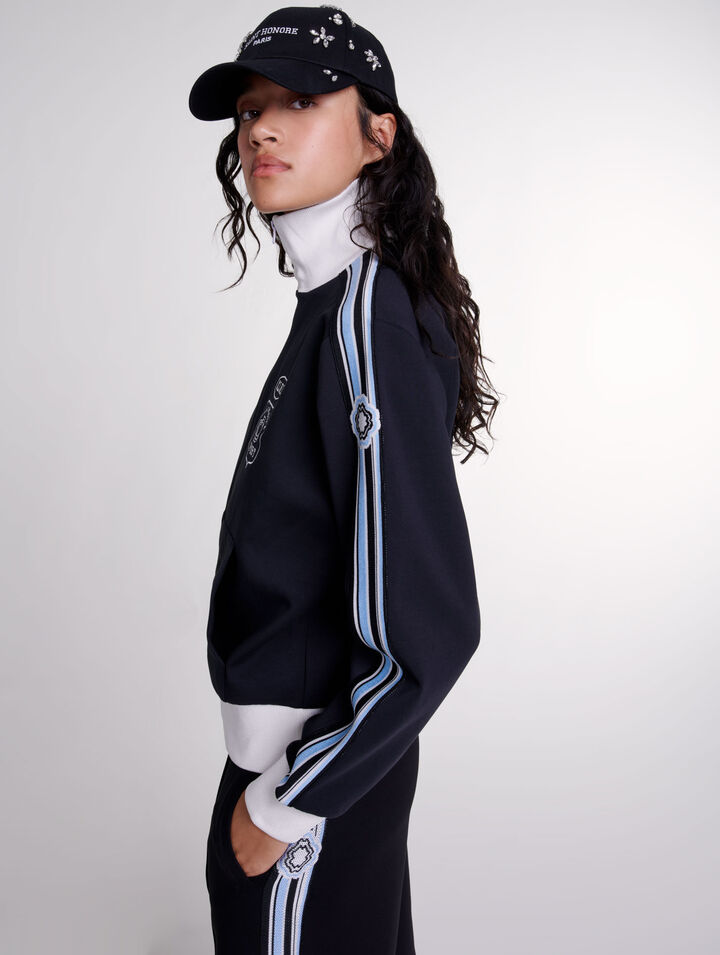 Sweatshirt zippé