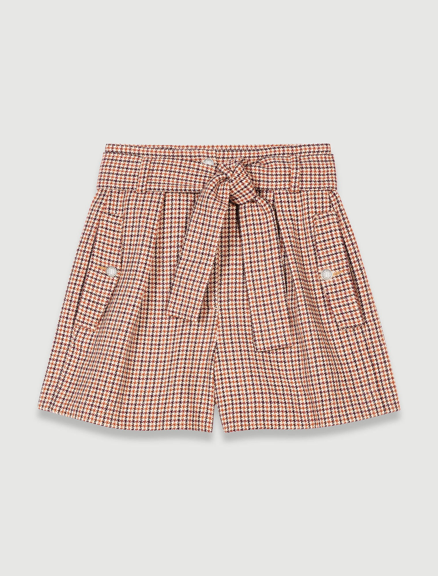 Houndstooth shorts