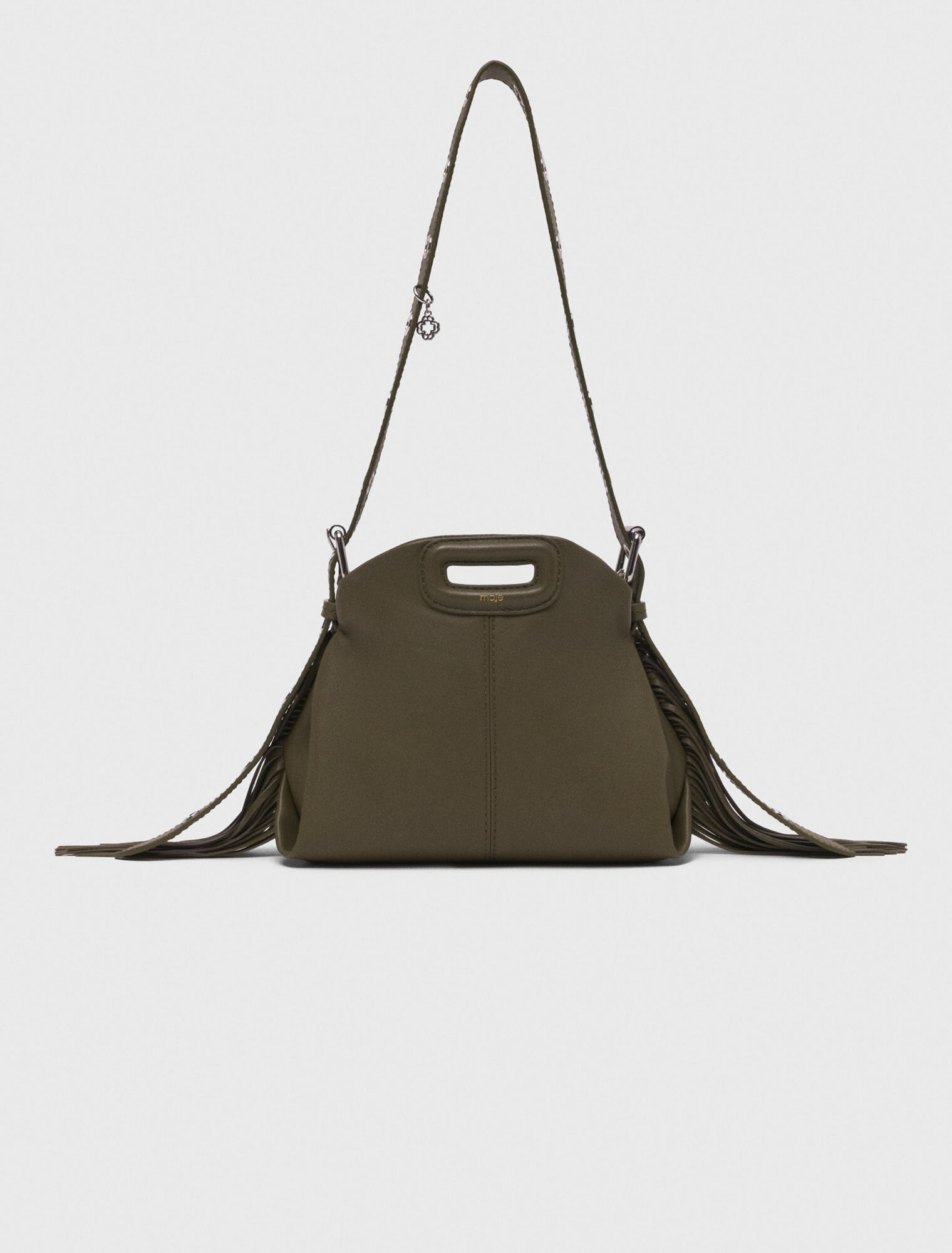 Plain leather mini Miss M bag