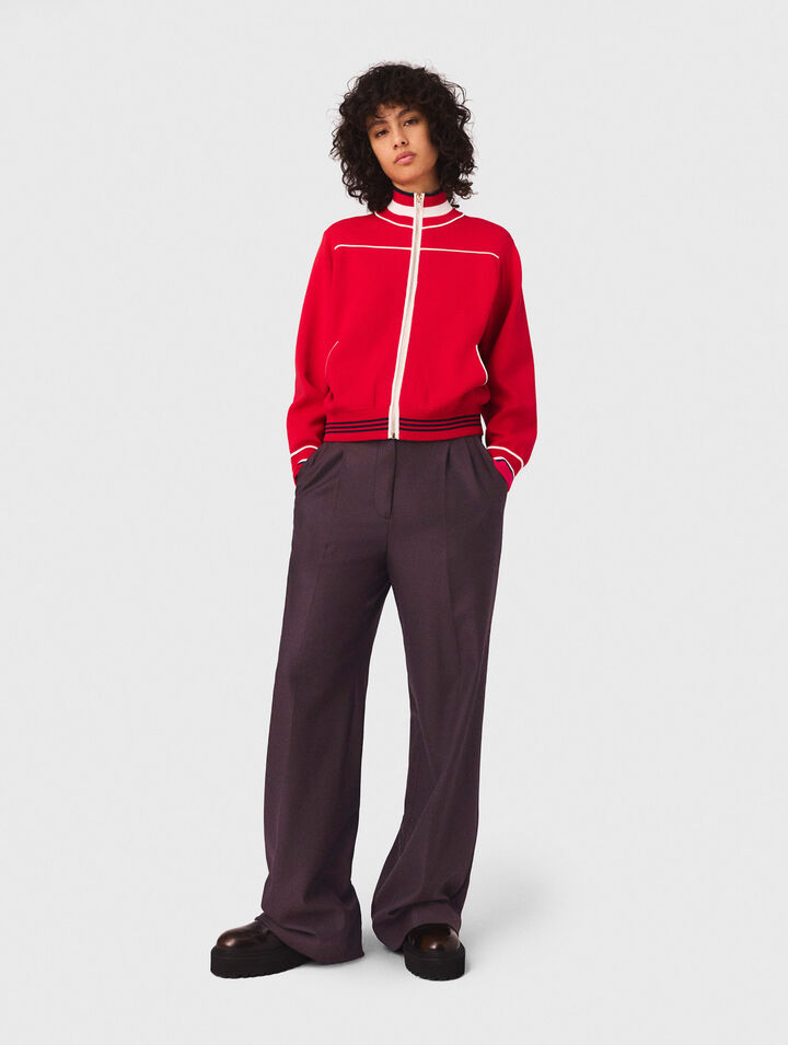 Pantalon de tailleur large