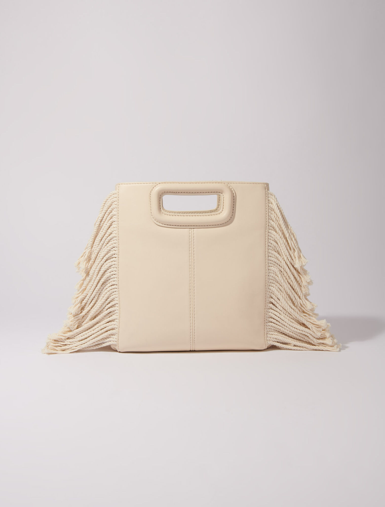 Sac M crochet et cuir lisse