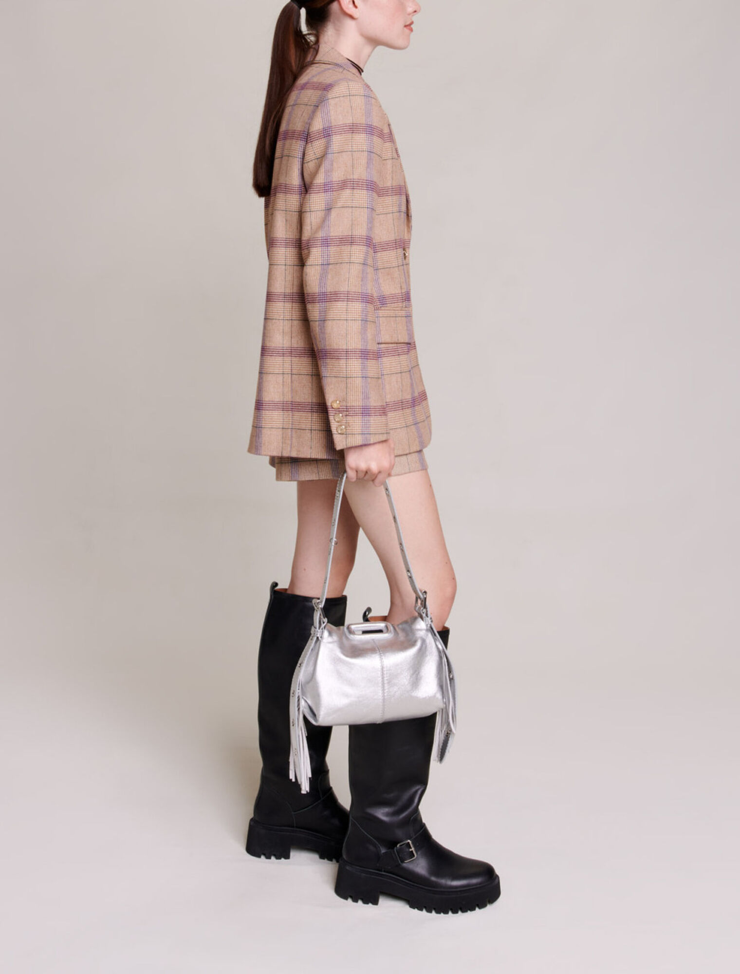 Veste de tailleur carreaux