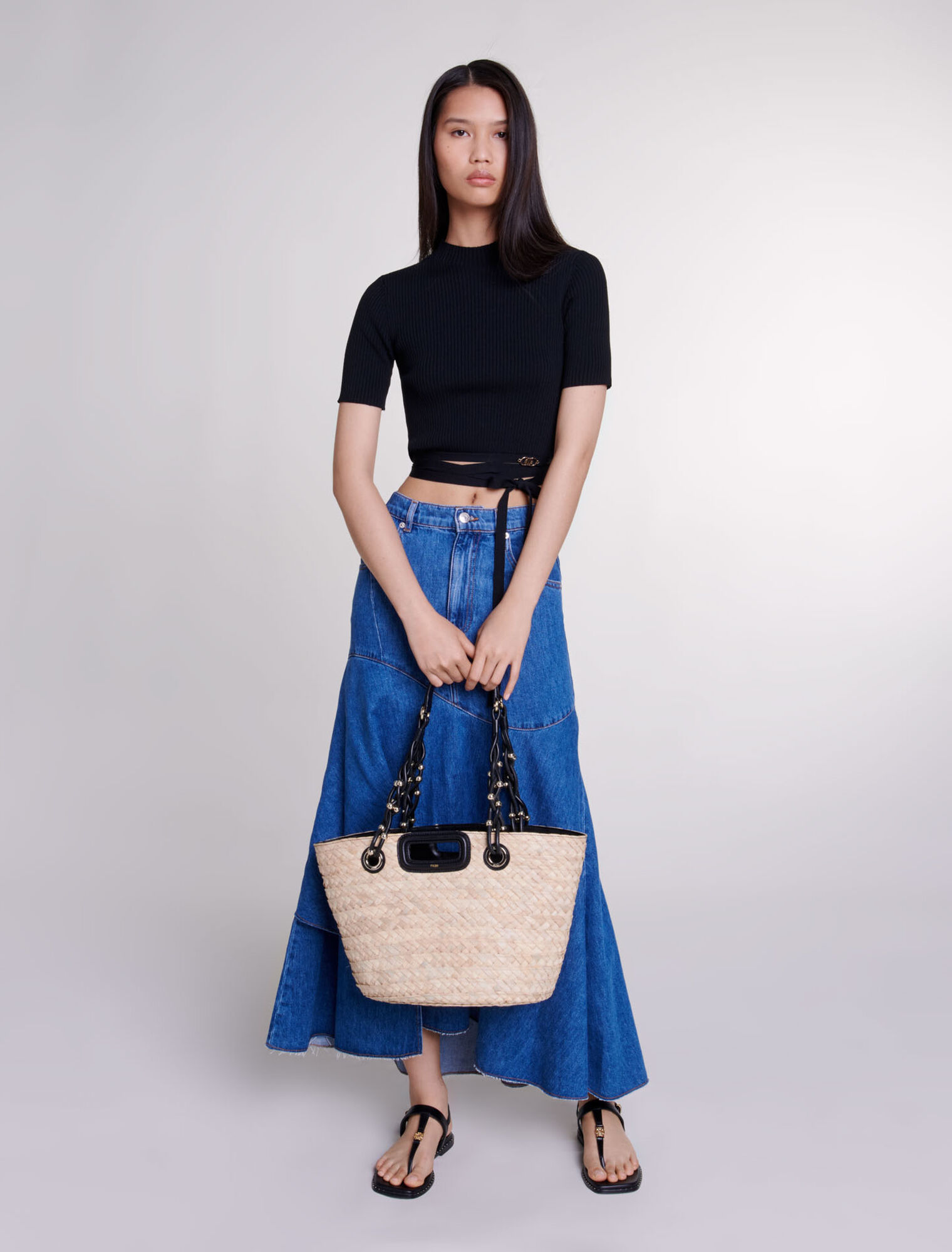 Crop top croisé
