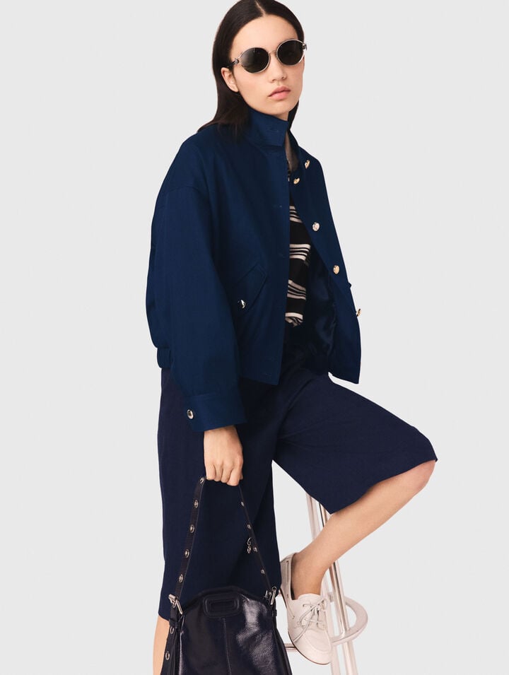 Blouson bomber en coton