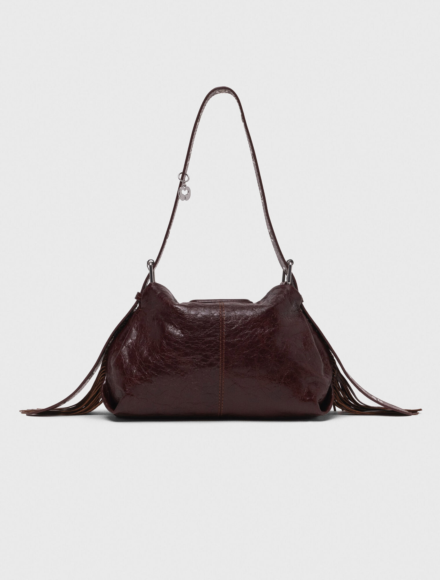 Sac Miss M en cuir craquel&eacute;