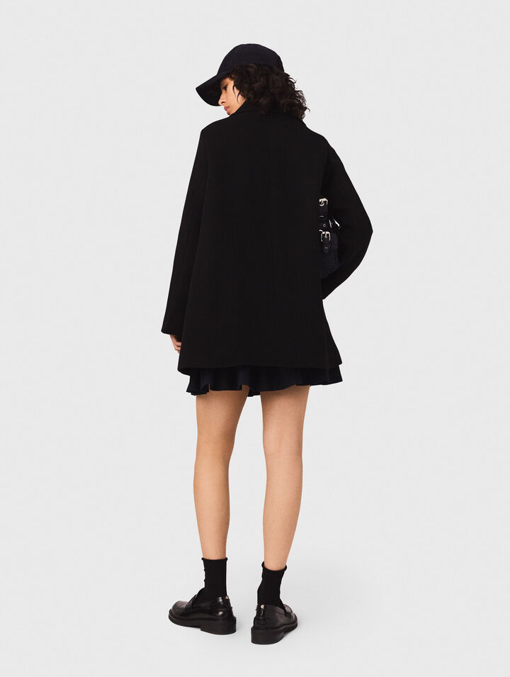 Manteau en laine mélangée