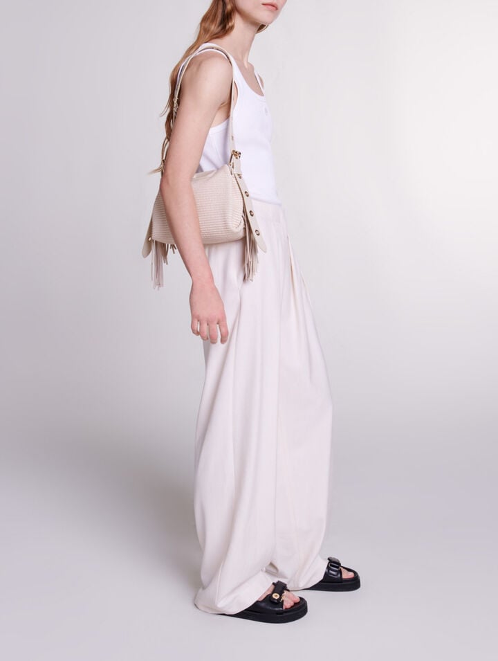 Pantalon de tailleur large