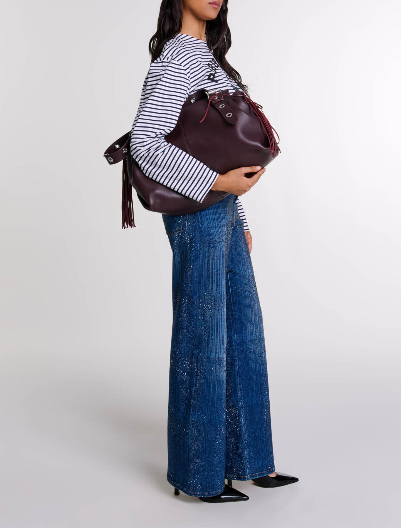 Tee-shirt court manches longues