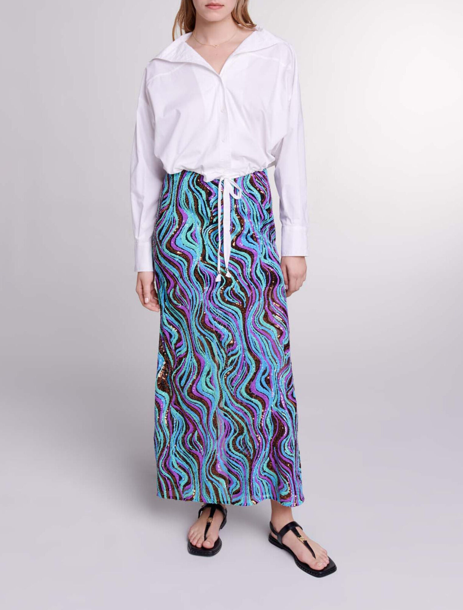 Chemise courte en coton