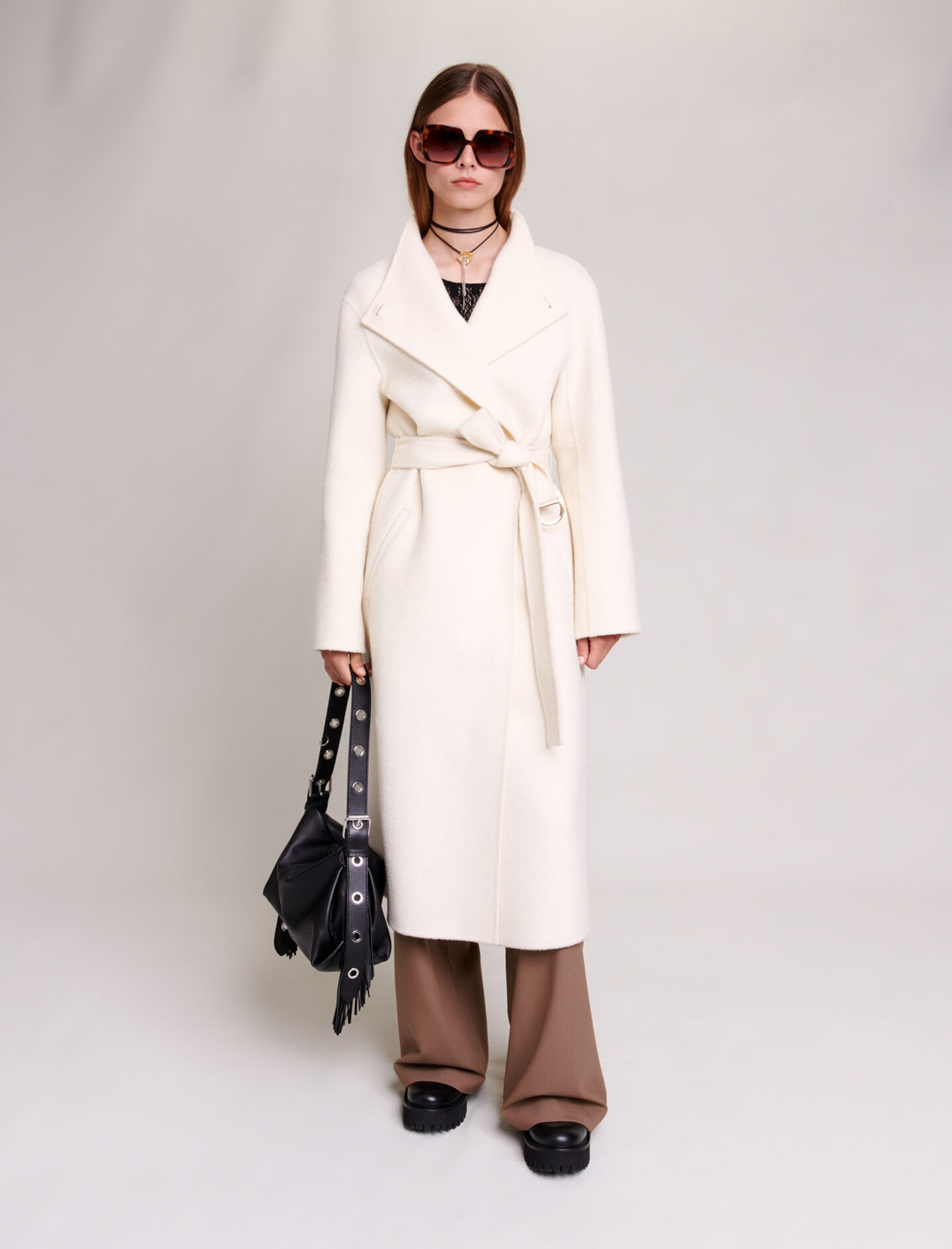 Manteau à nouer sale