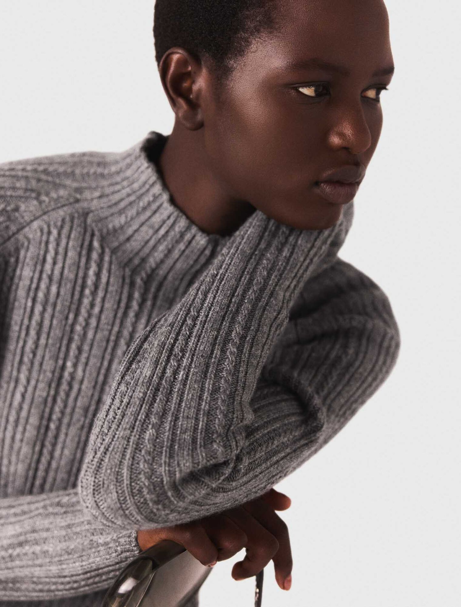 Robe en maille avec pull amovible