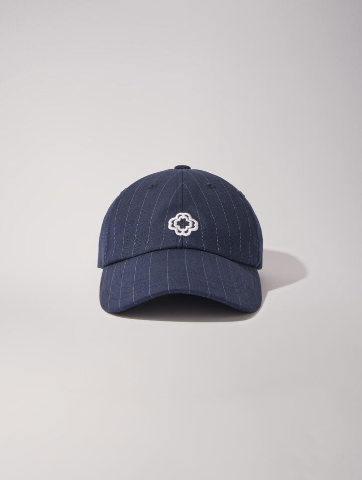 Casquette à rayures