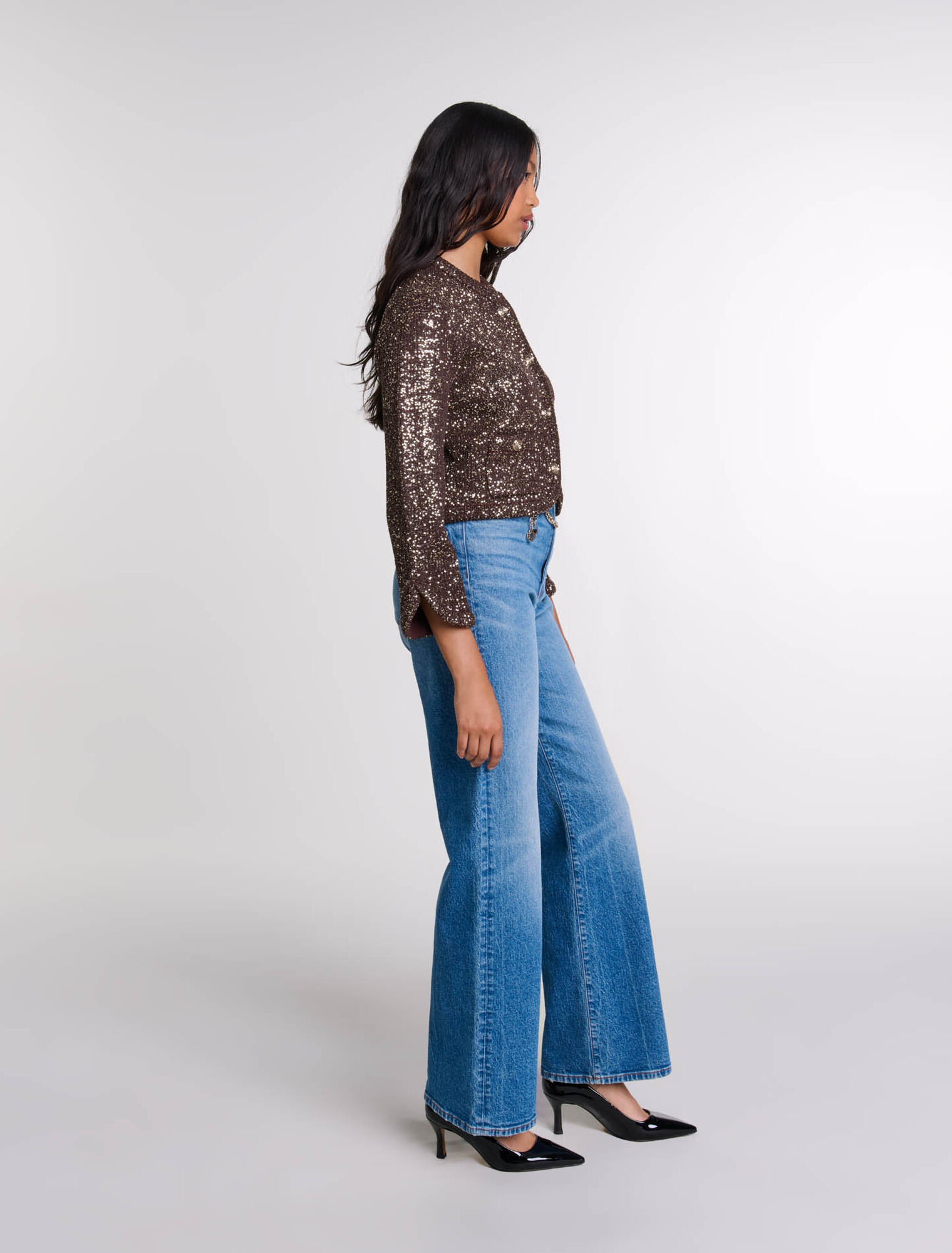 Cardigan à sequins