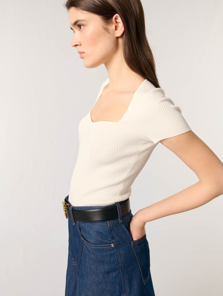 Top en maille