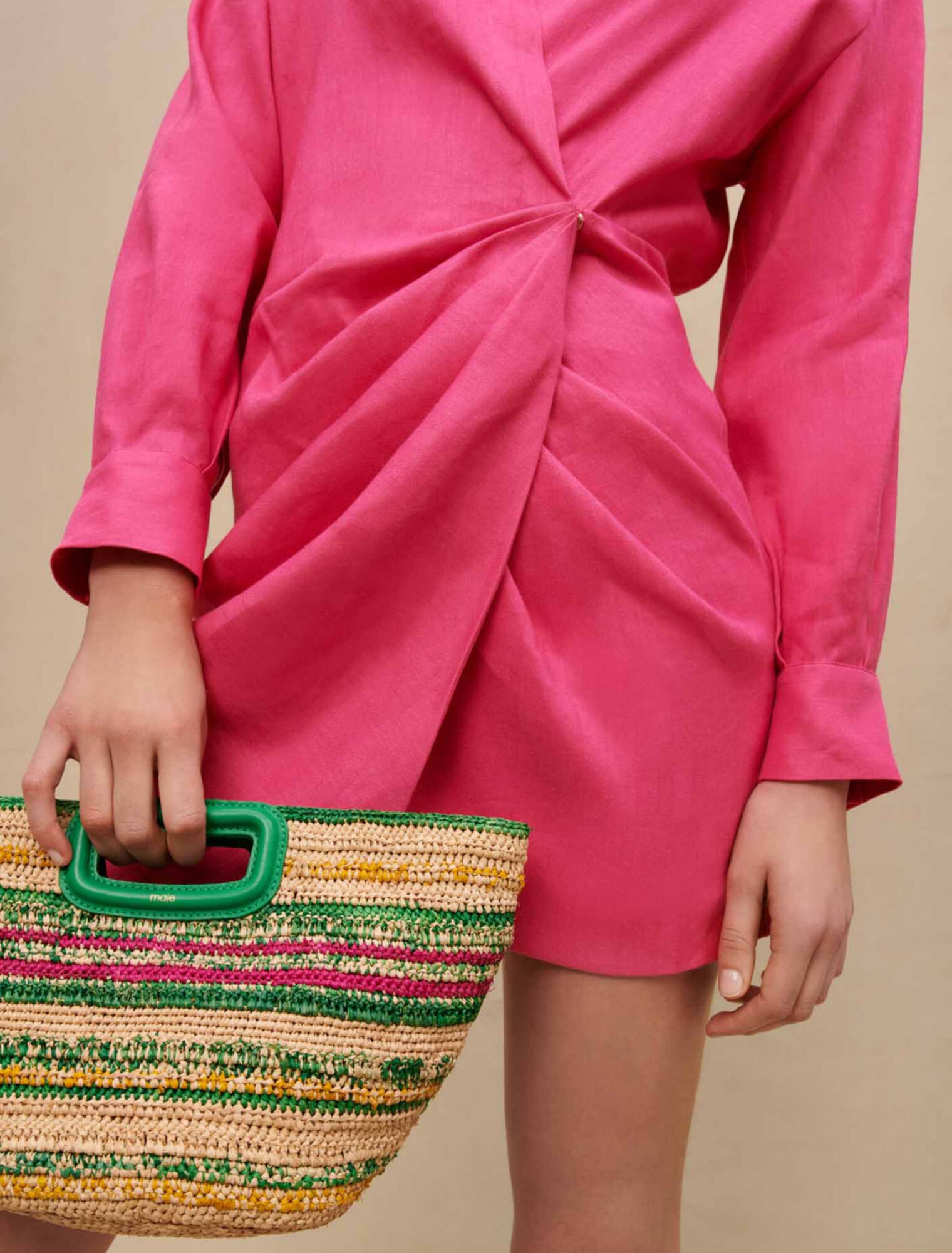 Short draped dress