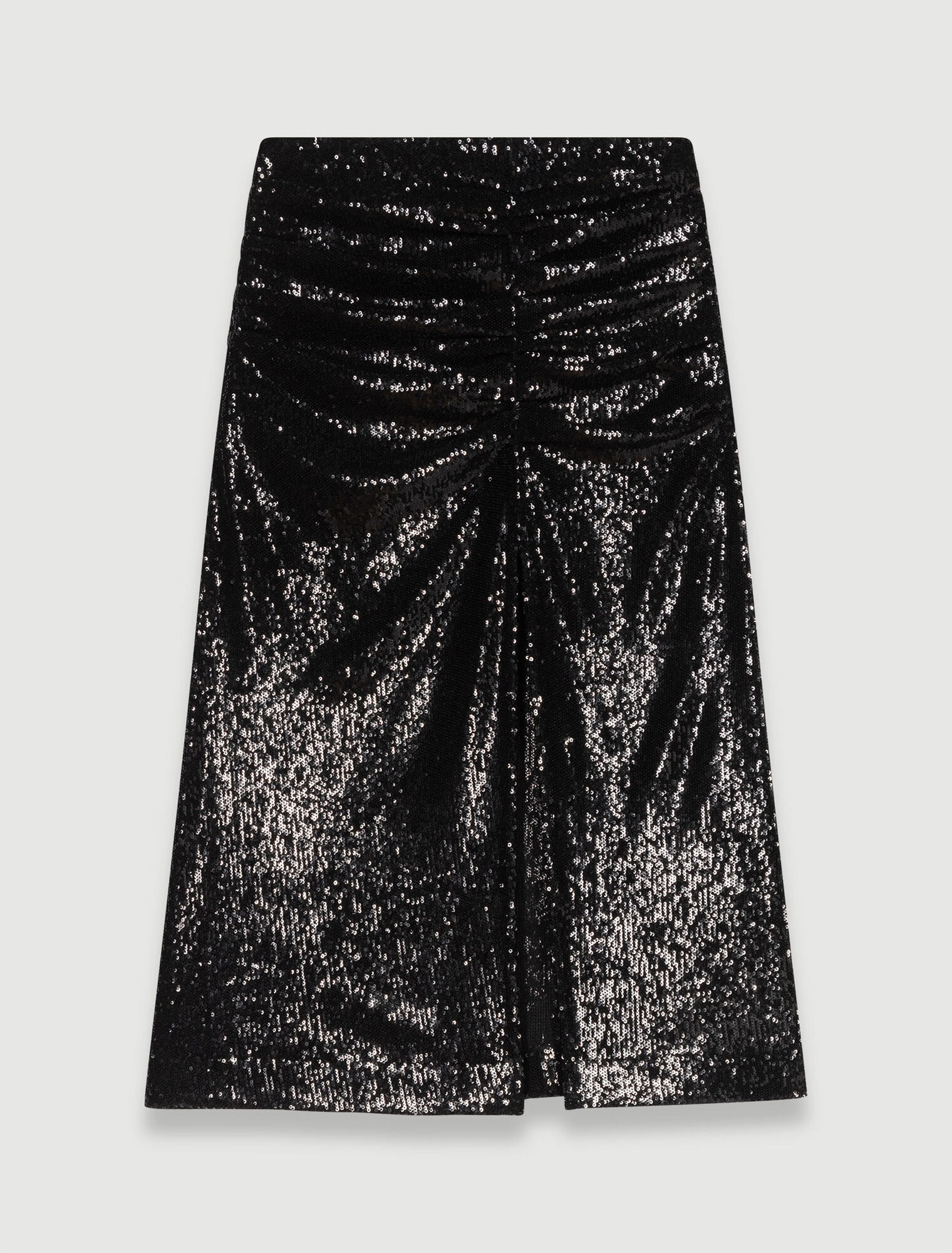 Sequinned midi skirt