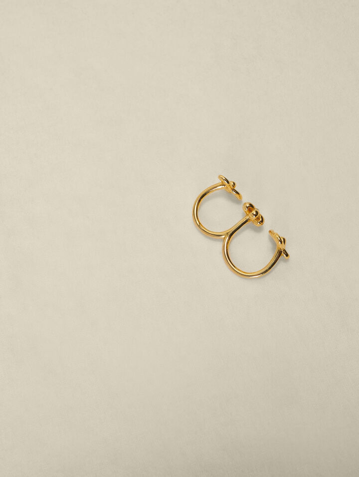 Double flower ring