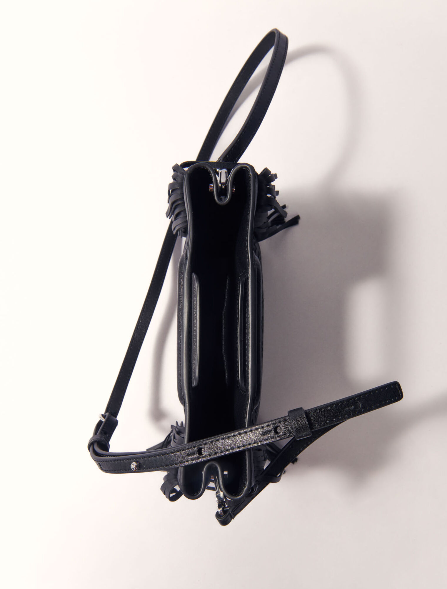 Sac M en cuir perforé