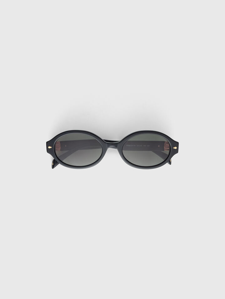 Lunettes ovales en ac&eacute;tate