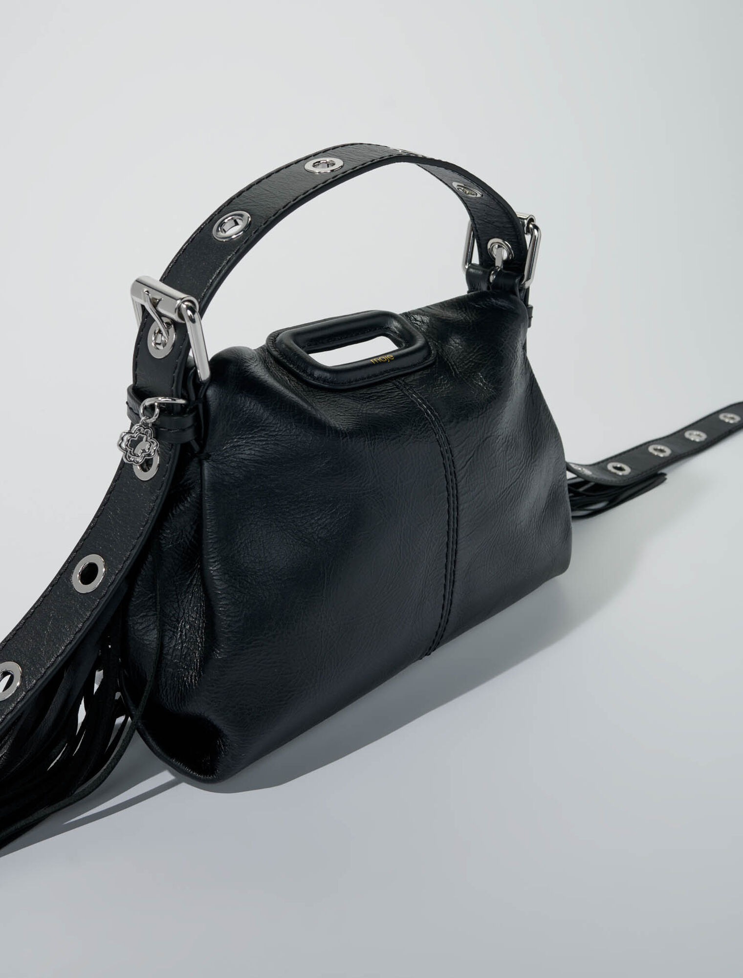 Sac Miss M mini en cuir craquelé