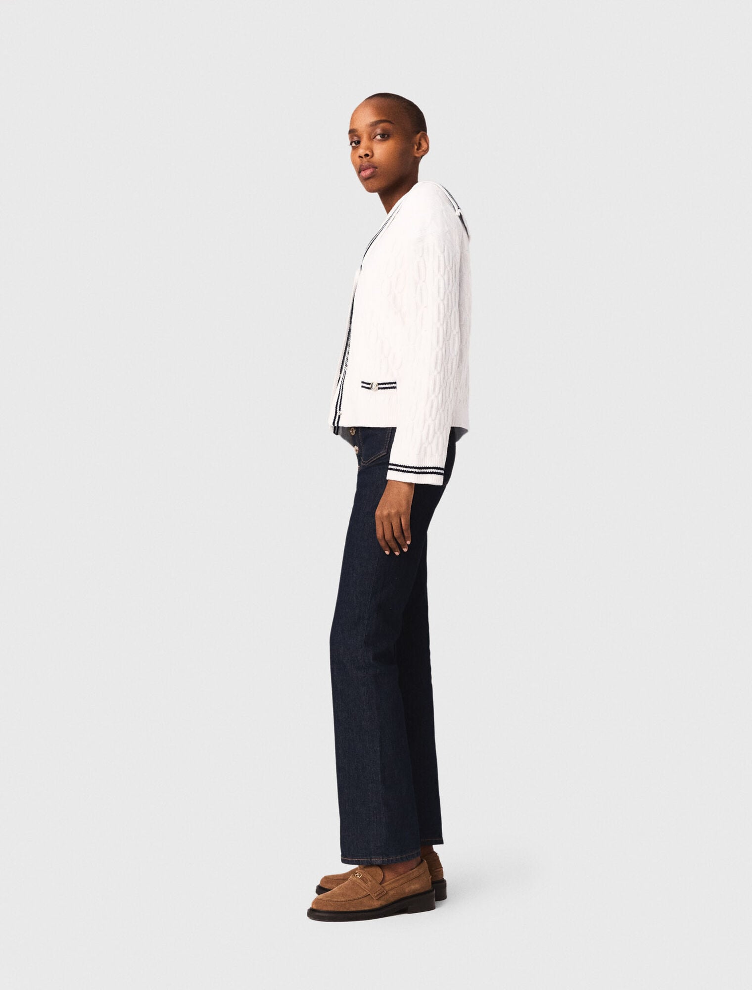 Denim jeans with pockets