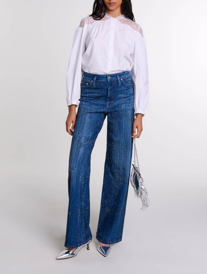 Chemise avec dentelle