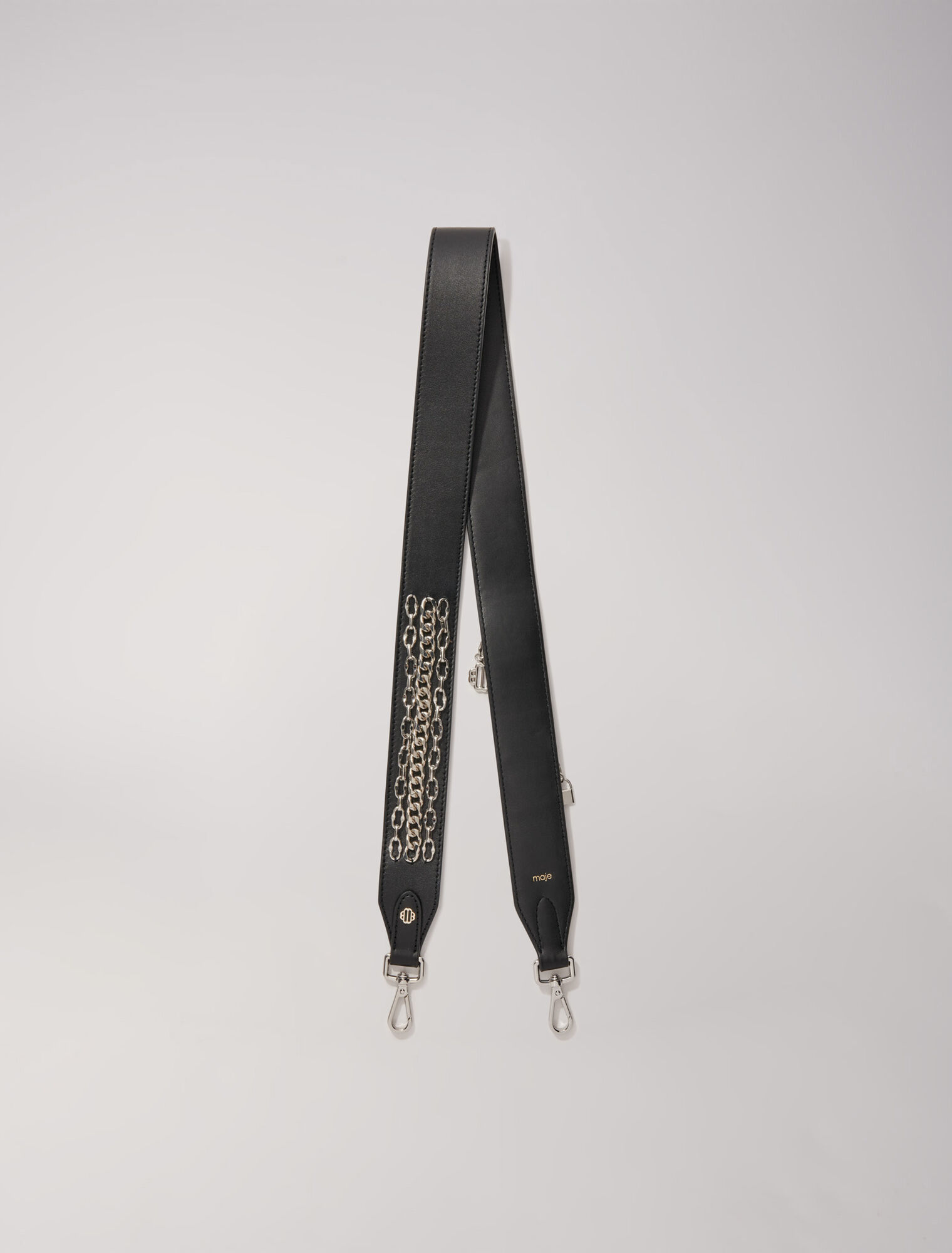 Leather shoulder strap