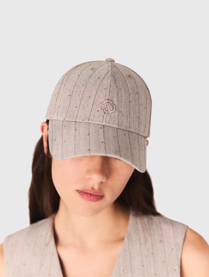 Casquette en coton imprimé