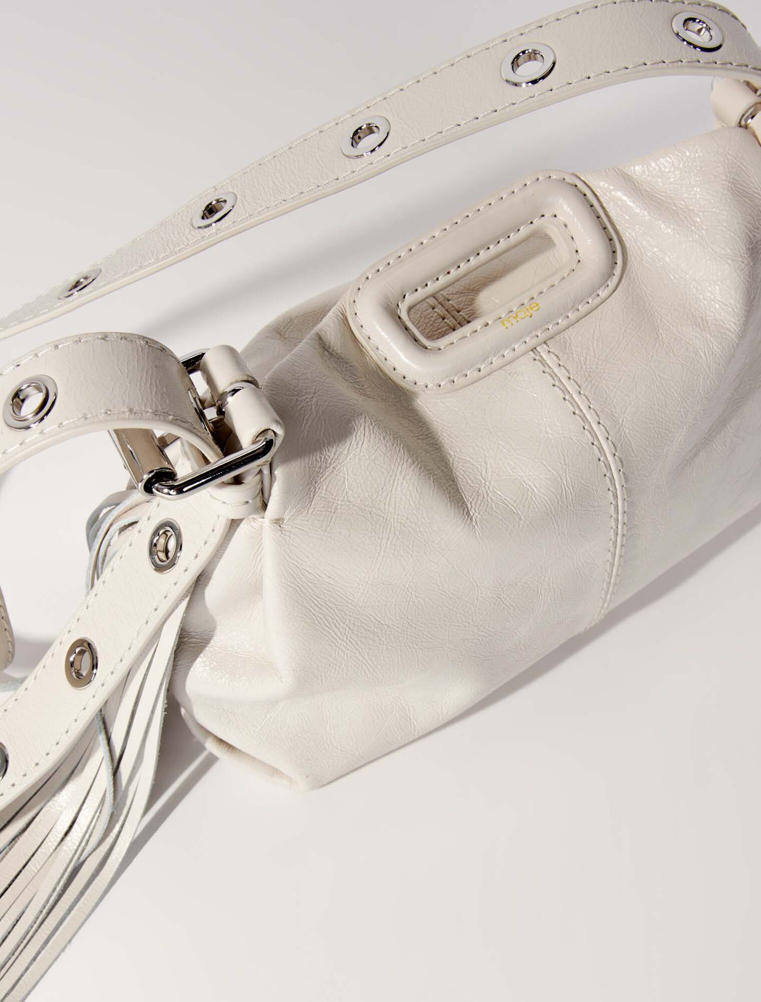 Sac Miss M mini en cuir craquelé