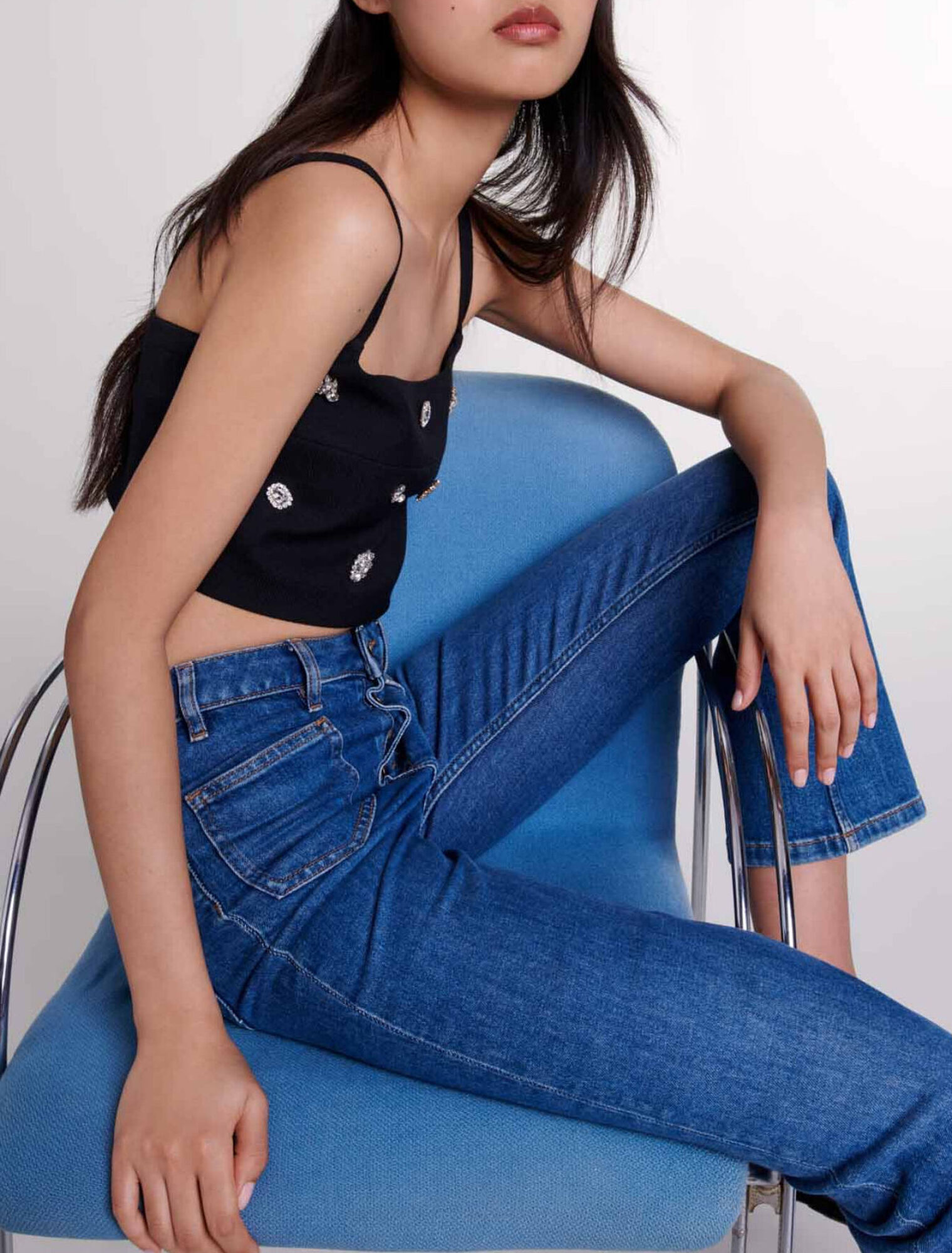 Diamant&eacute; crop top