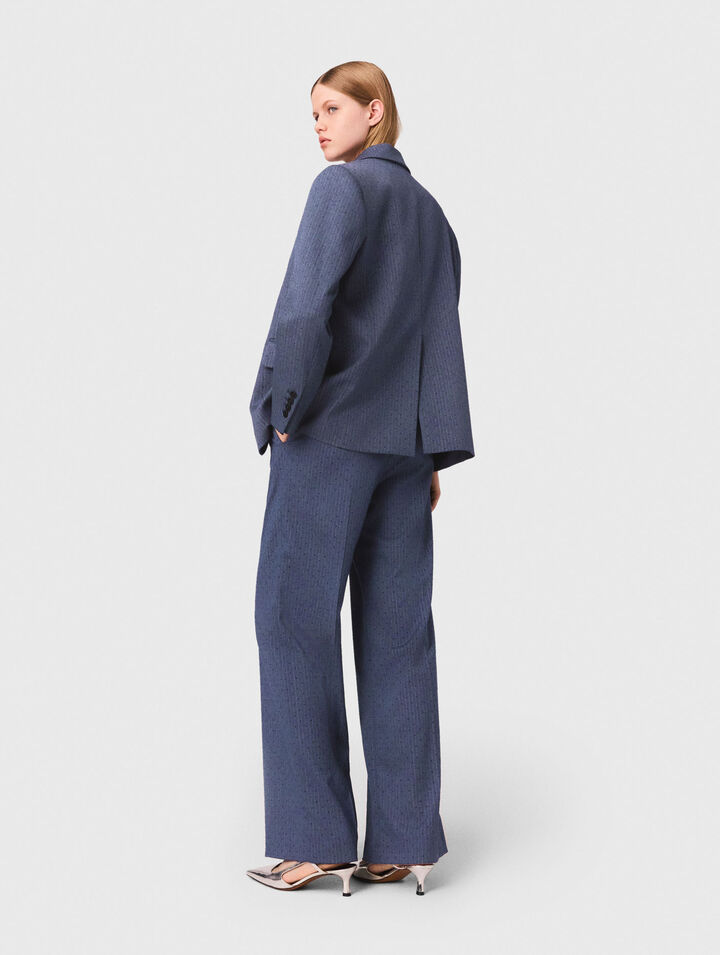 Veste de tailleur à strass