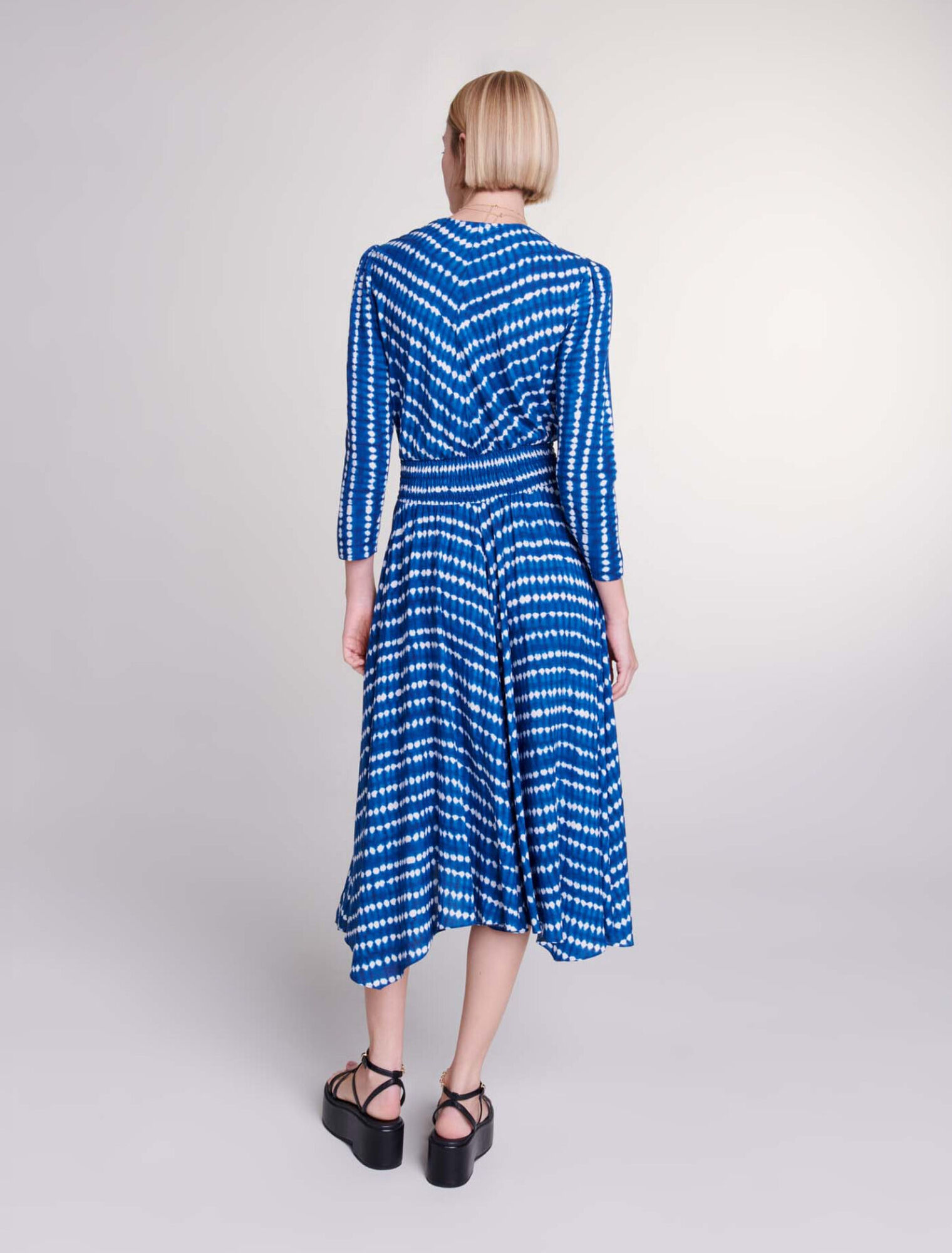 Asymmetrical maxi dress