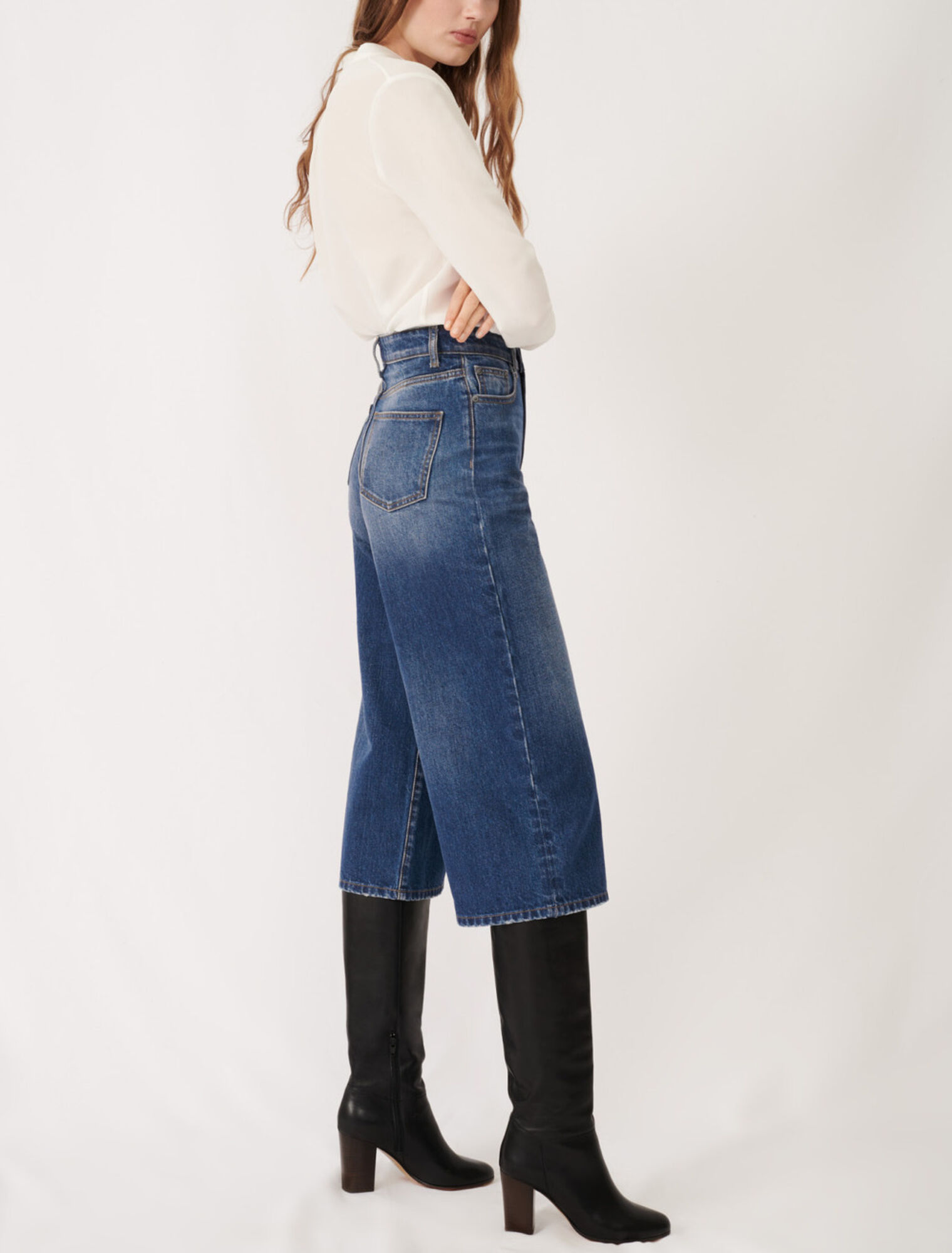 Bermuda-style jeans