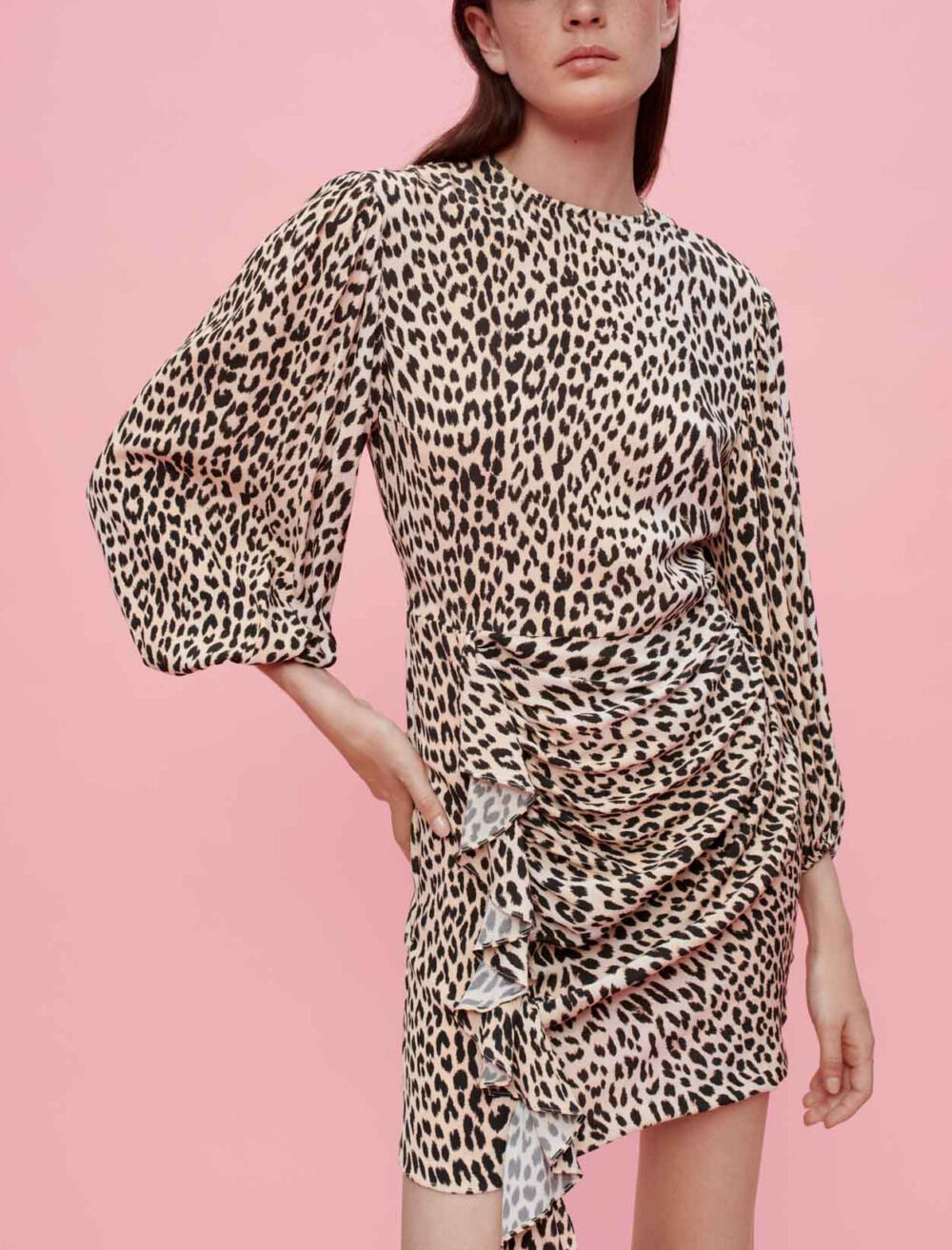Robe leopard maje top