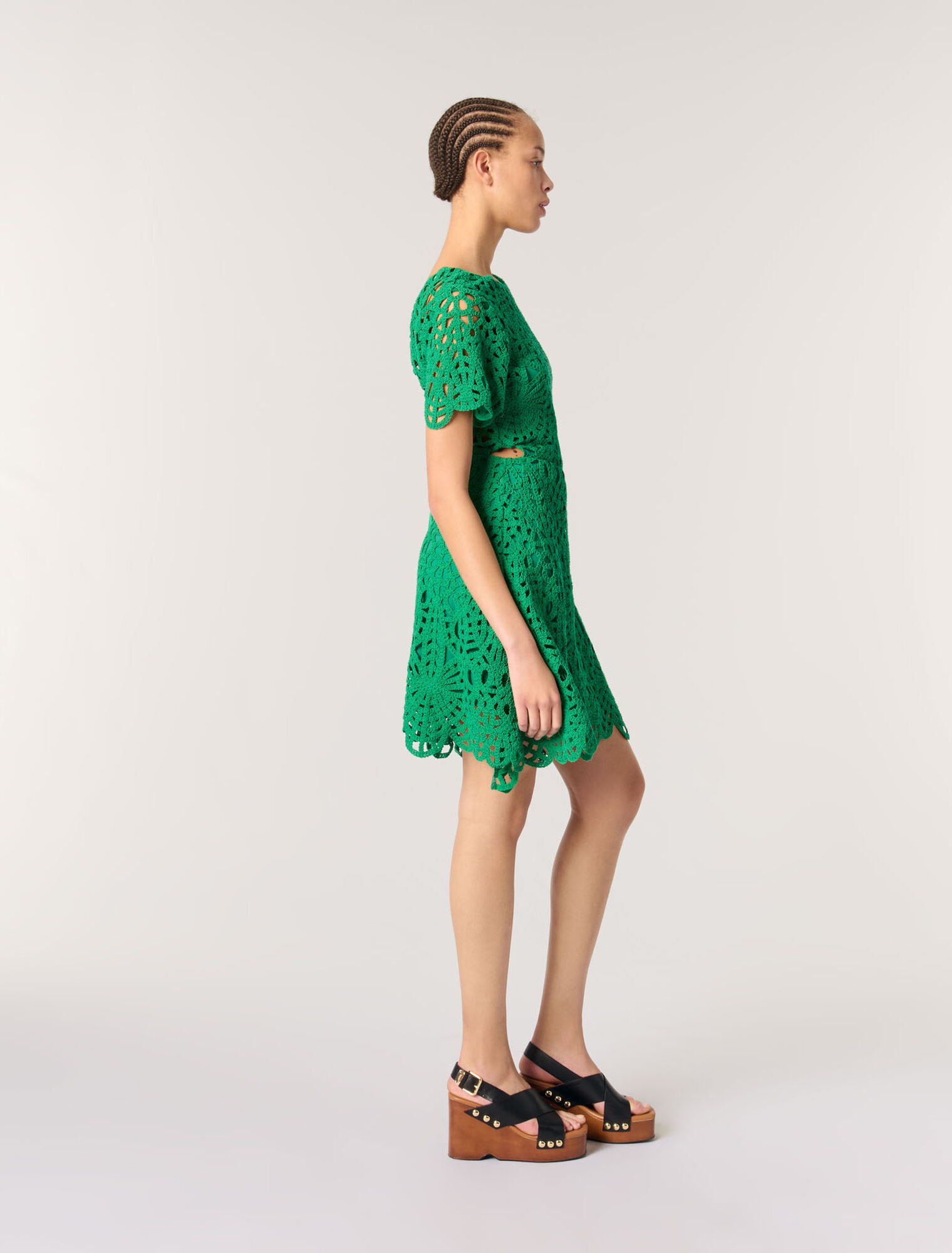 Short crochet dress