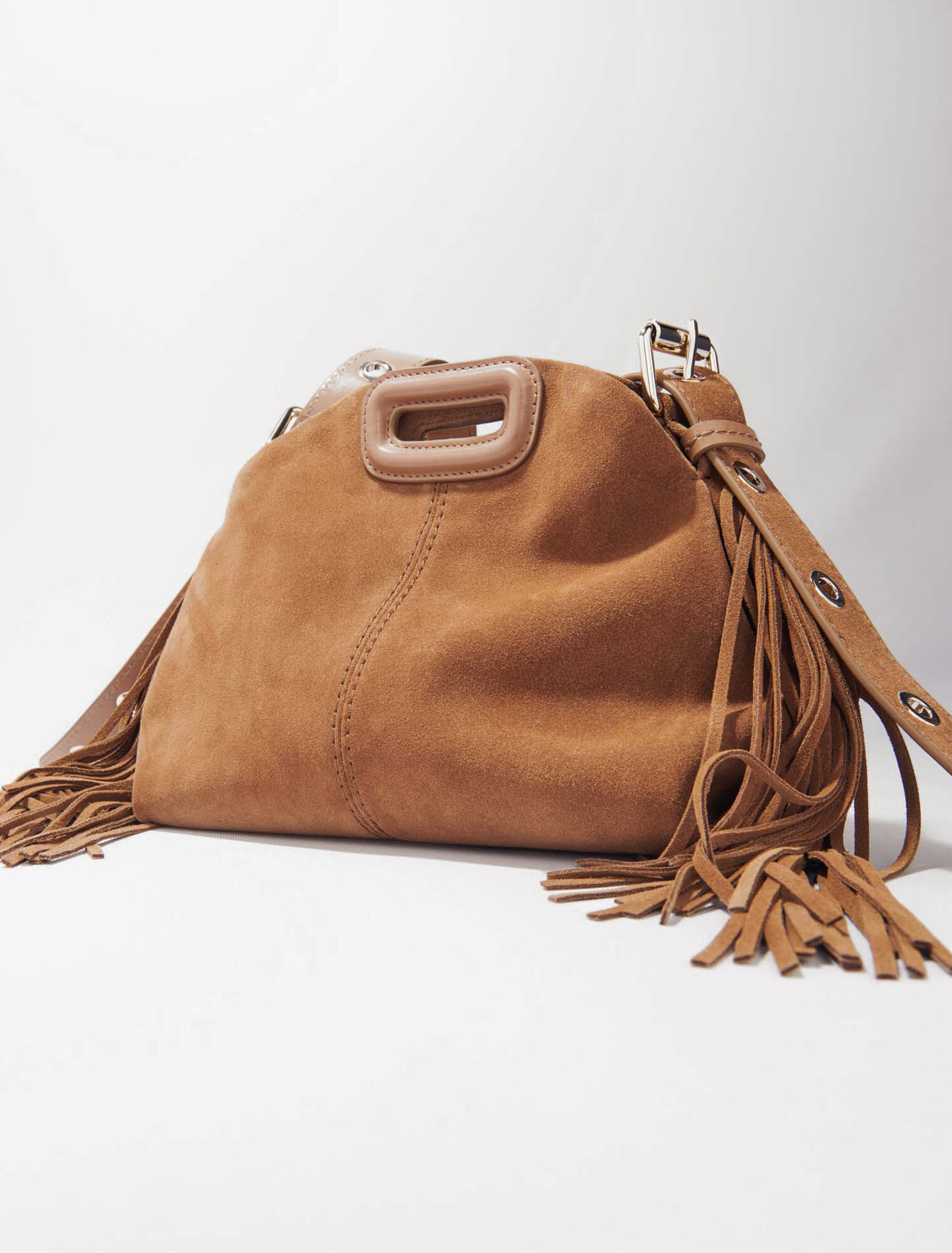 Miss M mini suede bag