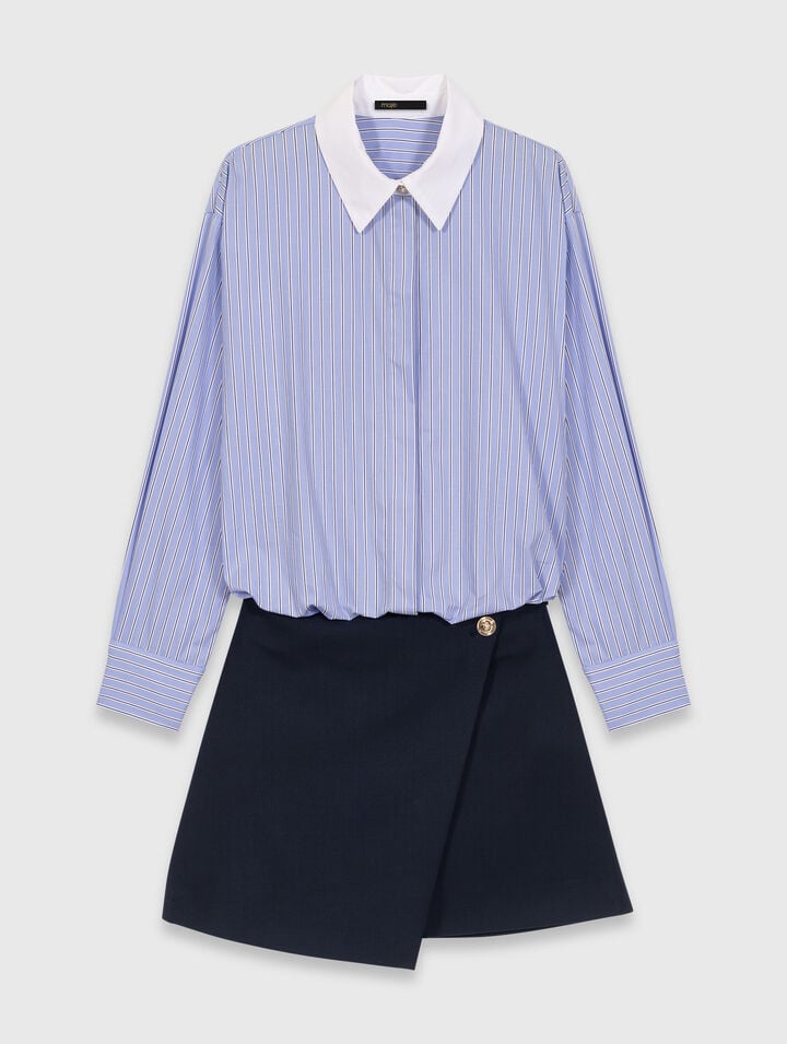 Robe chemise 2-en-1