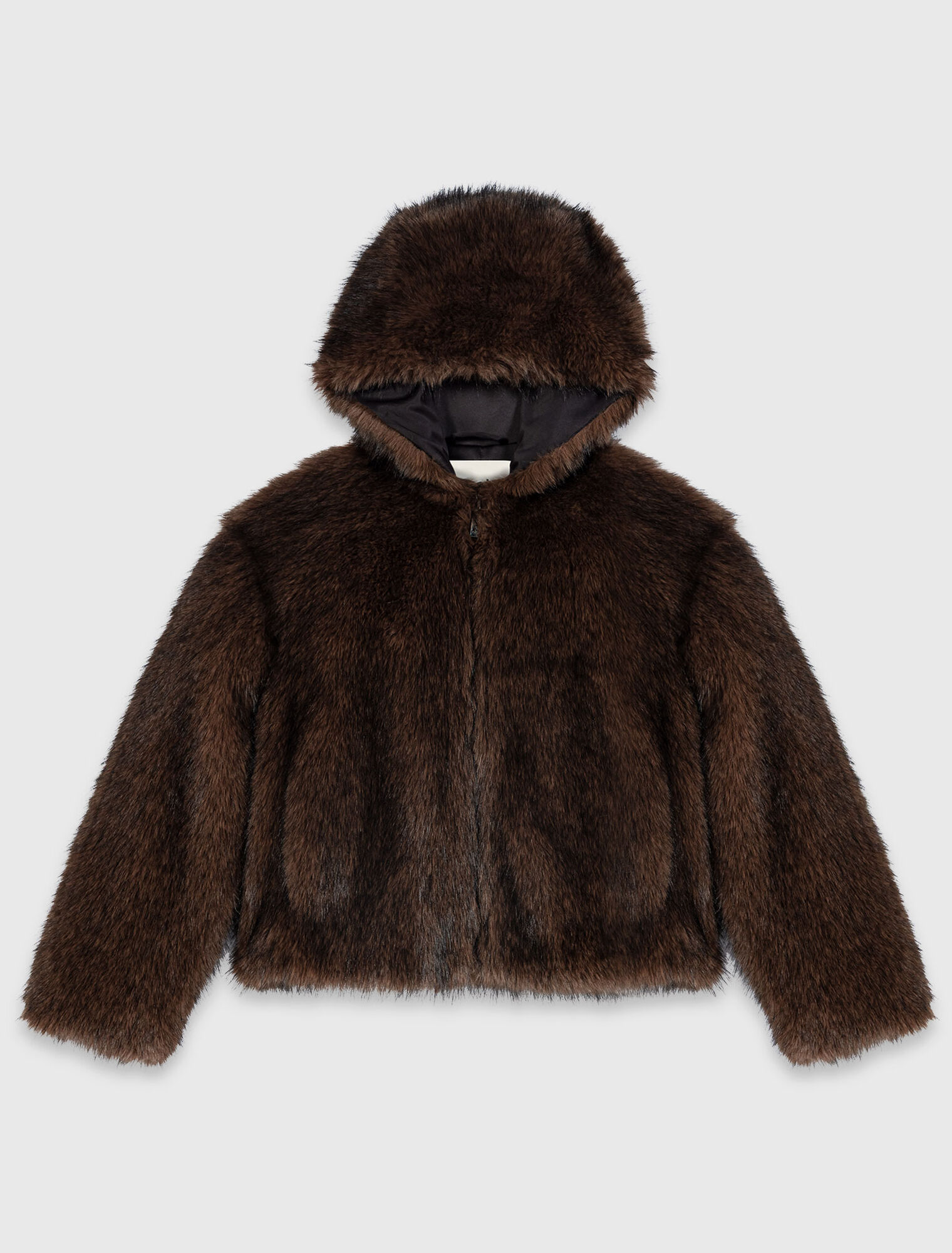 Oversized faux fur jacket