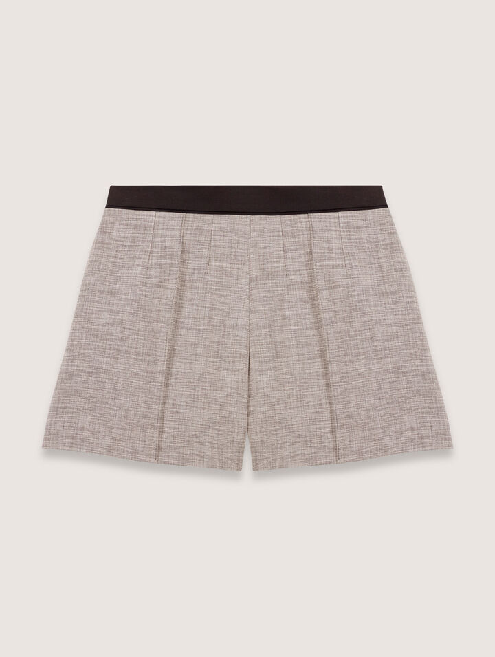 Short de tailleur à pinces