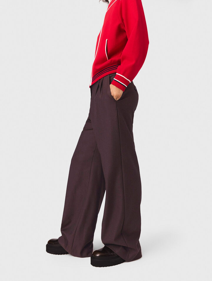 Pantalon de tailleur large