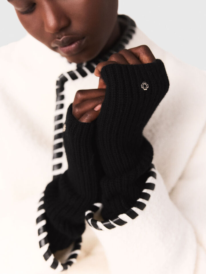 Manteau doublé avec ruban contrasté